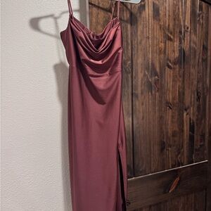 Windsor Strapless Mauve Dress